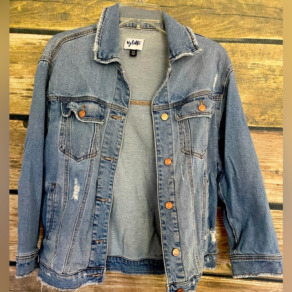 NWOT Vylette Denim Jacket XS